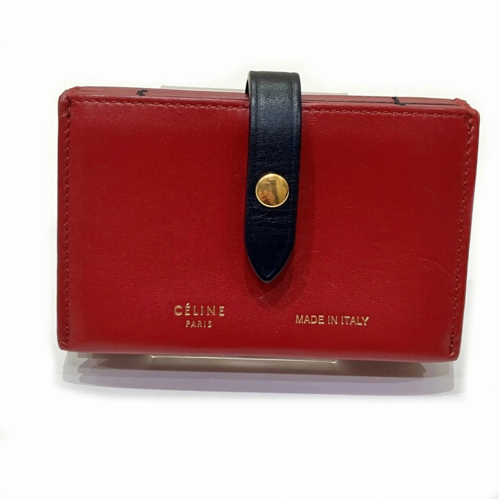 Celine business card holder, leather